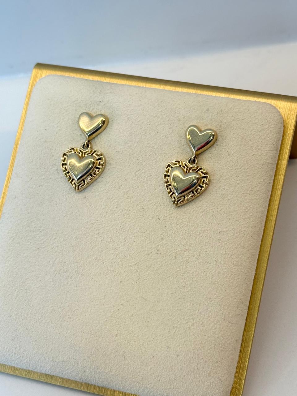 ARETES CORAZON COLGAR 14K 3.7GR